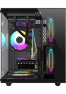 Xaser Cube X130, Intel i5-10400F işlemci, 16 GB RAM, 512 GB NVMe SSD ve RTX 3050 ekran kartıyla oyun ve günlük kullanımda güçlü bir performans sunar. Kompakt tasarımı sayesinde her masaya uyum sağlar.