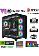 Xaser Sword X50 – Ryzen 7 5700X | 32 GB RAM | RTX 5060 | Sıvı Soğutmalı Oyuncu Bilgisayarı