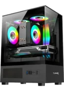 Turbox DRX6885, Ryzen 7 5700X işlemci, 32 GB RAM, 1 TB SSD ve RTX 3050 ekran kartıyla güçlü performans sunar. 27” 165 Hz curved monitörüyle sürükleyici oyun deneyimi sağlar.