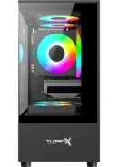 Turbox DRX6885, Ryzen 7 5700X işlemci, 32 GB RAM, 1 TB SSD ve RTX 3050 ekran kartıyla güçlü performans sunar. 27” 165 Hz curved monitörüyle sürükleyici oyun deneyimi sağlar.