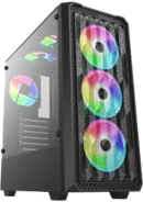 Xaser Armor X60, Ryzen 5 5500 işlemci, 32 GB RAM, 1 TB NVMe SSD ve RX580 8 GB ekran kartıyla güçlü performans sunar. 24″ 100 Hz curved monitör ve RGB kasa tasarımıyla oyun keyfini üst seviyeye taşır.