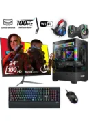 İzoly N12S, i5-3470 işlemci, 16 GB RAM, 256 GB SSD ve RX550 4 GB ekran kartıyla oyunlarda akıcı performans sunar. 24″ 100 Hz monitör ve FreeDOS işletim sistemiyle esnek ve hızlı kullanım sağlar.
