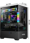 İzoly N12S, i5-3470 işlemci, 16 GB RAM, 256 GB SSD ve RX550 4 GB ekran kartıyla oyunlarda akıcı performans sunar. 24″ 100 Hz monitör ve FreeDOS işletim sistemiyle esnek ve hızlı kullanım sağlar.