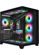 Xaser Sword X52, Ryzen 7 5700X işlemci, 32GB RAM, 1TB NVMe SSD ve RTX 5060 ekran kartı ile güçlü performans sunar. 27″ 180Hz curved monitör ve sıvı soğutmalı RGB kasa ile oyun deneyiminizi üst seviyeye taşır.