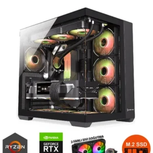 Zeiron Mirage X32 Ryzen 7 5700X 32GB Ram 1TB M.2 Nvme SSD 8GB RTX4060 Sıvı Soğutmalı Oyuncu Bilgisayarı