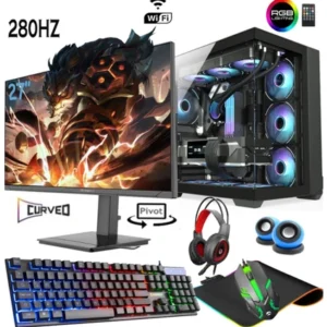 Teknocity Tcx1 Ryzen 7 5700X 32GB 1TB M.2 SSD RTX5060 27" Monitör 280HZ Sıvı Soğutmalı Oyuncu Bilgisayarı