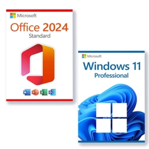 Windows 11 Pro + Office 2024 Lisans paketi, hem işletim sistemi hem ofis yazılımlarını tek pakette sunar. Orijinal dijital lisans, kalıcı kullanım garantisiyle gelir.